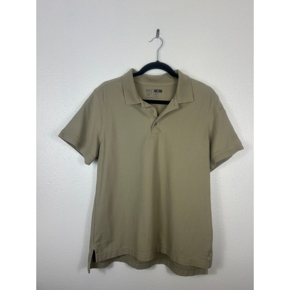 5.11 Tactical Men's Polo Shirt Tan Sz XL - Picture 2 of 7